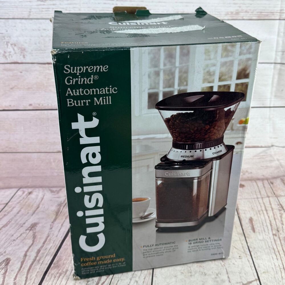 Cuisinart DBM-8P1 Supreme Grind Burr Mill Coffee Grinder 18 Settings
